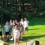 Csoportos túra a természetben